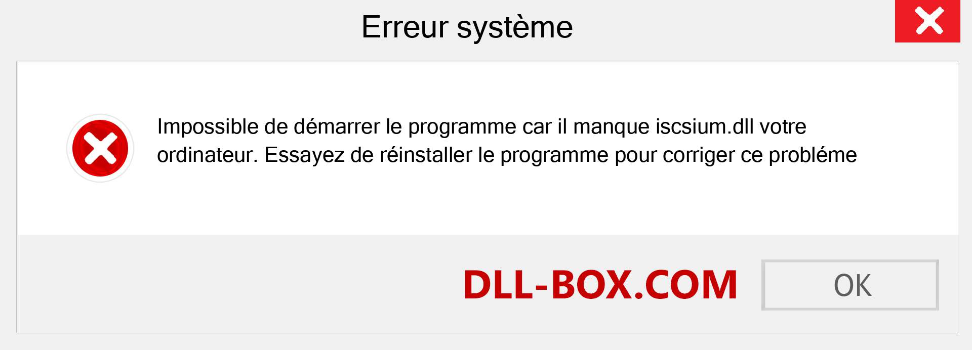 Le fichier iscsium.dll est manquant ?. Télécharger pour Windows 7, 8, 10 - Correction de l'erreur manquante iscsium dll sur Windows, photos, images